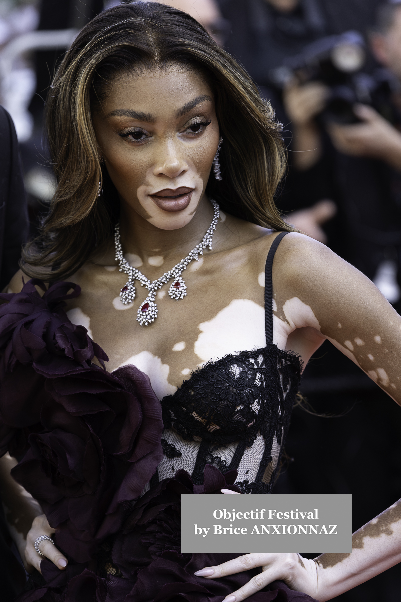 Model Winnie Harlow - Show attends the 22mai, France on May 22nd, 2024 - Photos by Brice ANXIONNAZ (Objectif Festival)